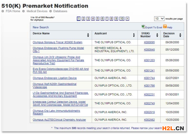 FDA認(rèn)證查詢(xún)方法