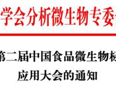 第二屆中國(guó)食品微生物標(biāo)準(zhǔn)與技術(shù)應(yīng)用大會(huì)將于9月24-25在京舉辦！