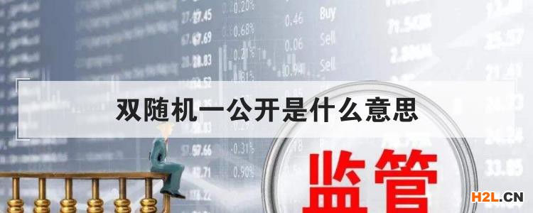 雙隨機(jī)一公開(kāi)是什么意思