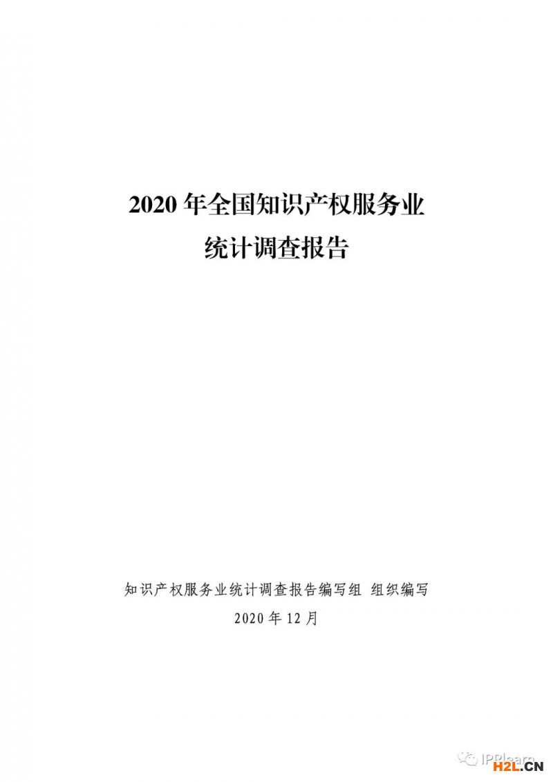 2020年全國知識(shí)產(chǎn)權(quán)服務(wù)業(yè)統(tǒng)計(jì)調(diào)查報(bào)告