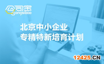 北京中小企業(yè)專精特新培育計(jì)劃