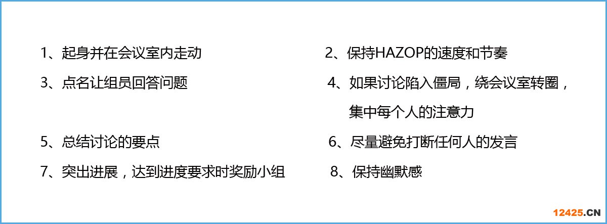 HAZOP主持人職責2 HAZOP主持人職責2