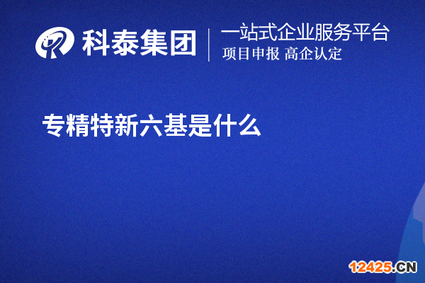 專精特新六基是什么