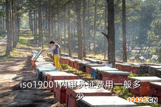 iso19001內(nèi)審員證費用一般多少