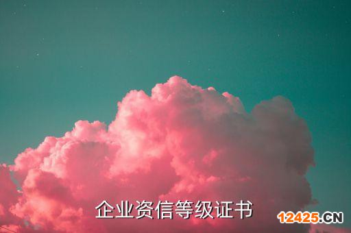 企業(yè)資信等級(jí)證書